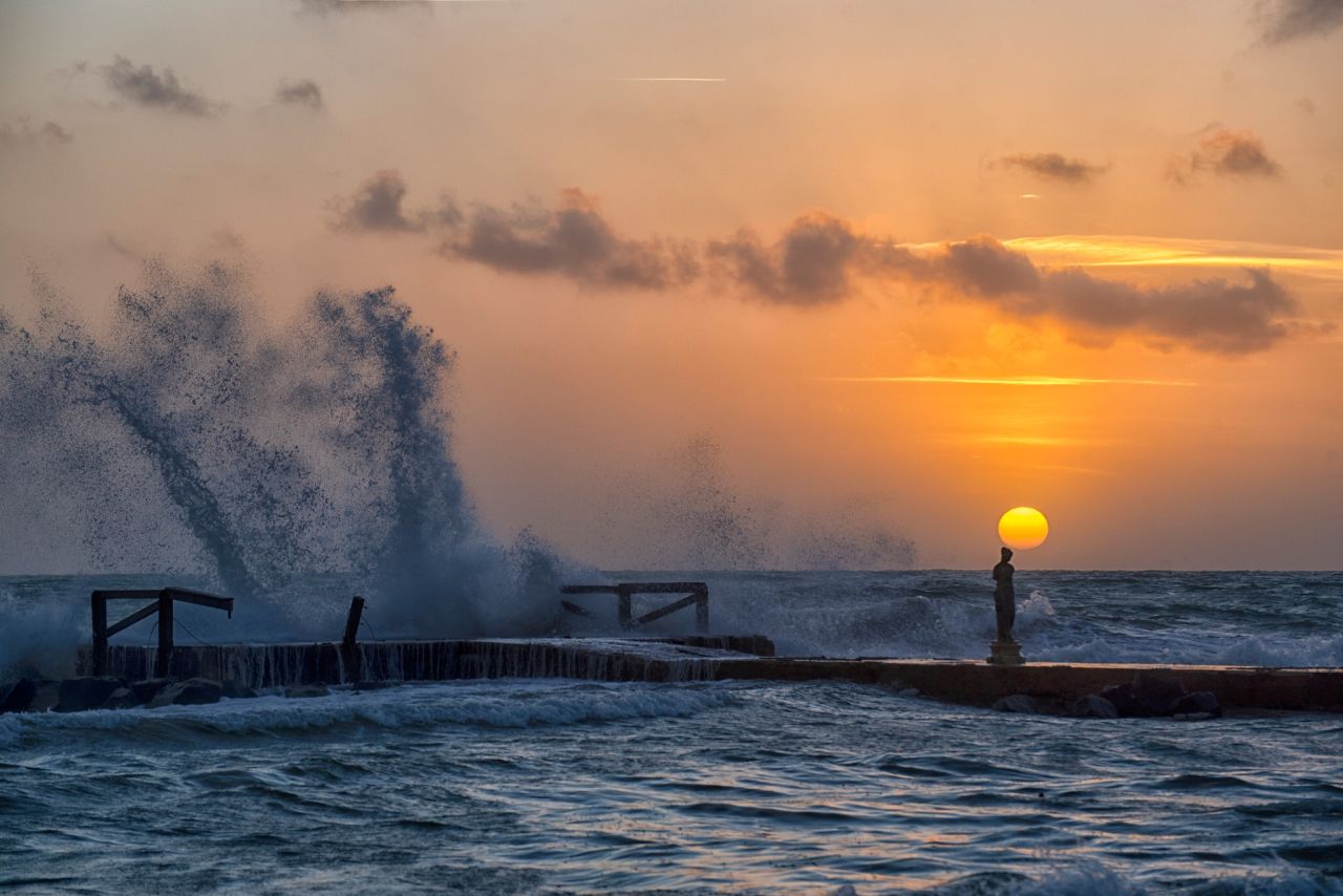 Chi ha detto che a Ostia i tramonti sono i pi� belli?